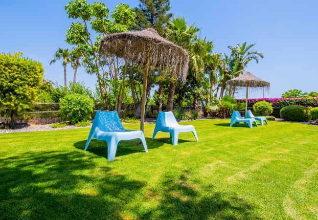 Jardín de esta villa en Alhaurín de la Torre 