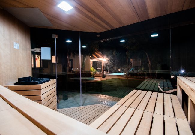 Sauna de esta villa en Alhaurín de la Torre