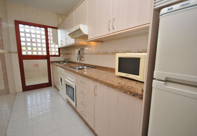 Cocina de este apartamento en Marbella