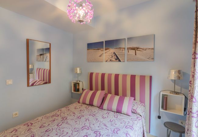 Dormitorio de este apartamento en Fuengirola