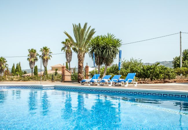 Piscina privada de esta finca en Alhaurín el Grande