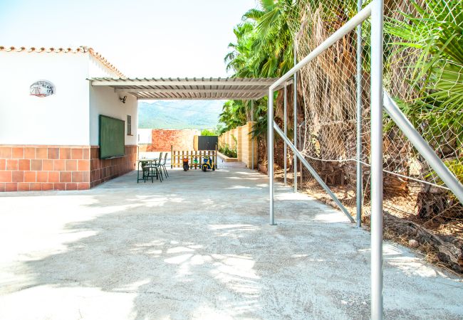 Terraza de esta finca en Alhaurín el Grande