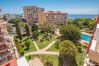 Piscina comunitaria de este apartamento en Benalmádena