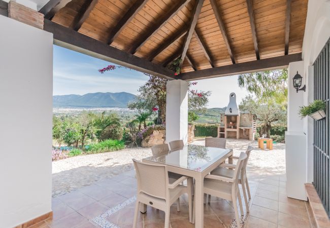 Terraza de esta villa en Alhaurín el Grande