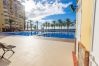 Community pool of this apartment in La Caleta de Vélez