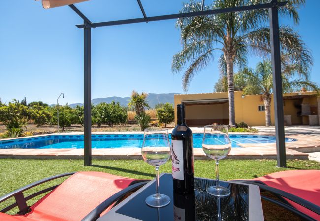 Pool of this farm in Alhaurín el Grande