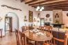 Dining room of this country house in Alhaurín de la Torre