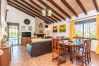 Dining room of this country house in Alhaurín de la Torre