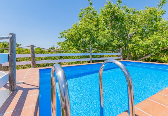 Private pool of this Finca in Alhaurín el Grande