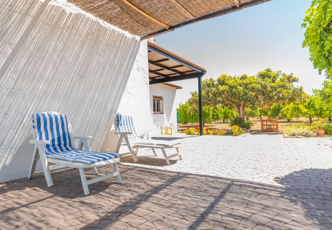 Terrace of this Finca in Alhaurín el Grande