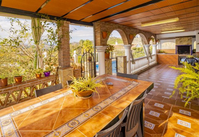 Terrace of this Finca in Coín