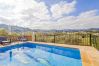 Private pool of this Finca in Coín