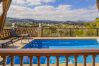 Private pool of this Finca in Coín