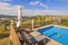 Private pool of this Finca in Coín