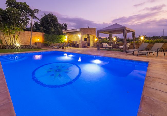 Private pool of this Finca in Alhaurín el Grande