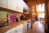 Kitchen of this wooden house in Alhaurín el Grande