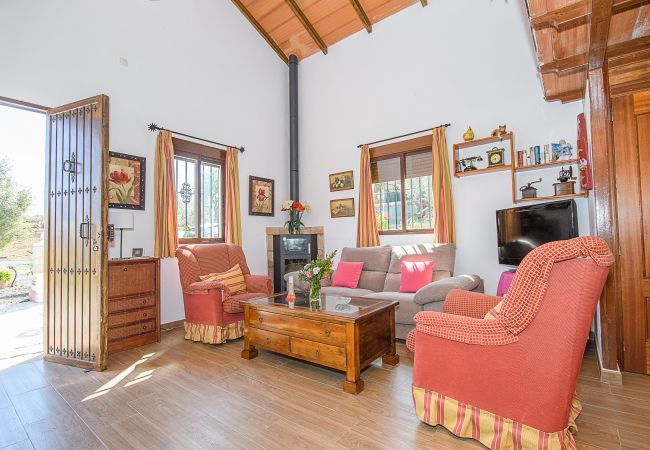 Living room of this house near El Caminito del Rey