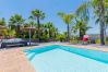 Private pool of this Finca in Alhaurín el Grande