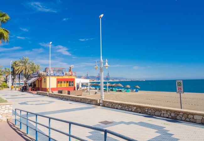 Apartment in Málaga - Cubo's Sea View Pacifico Street & Free Parking